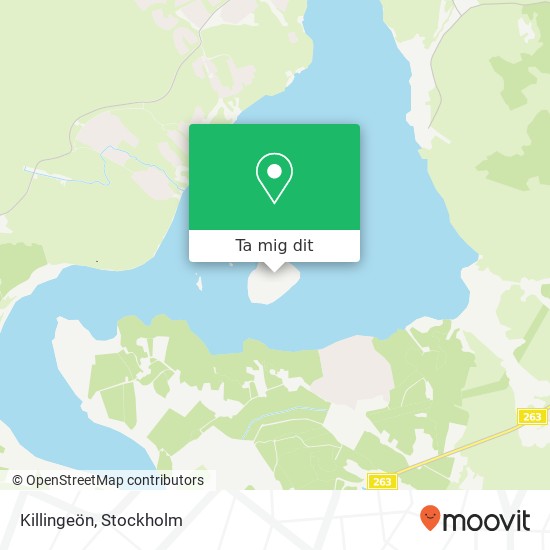 Killingeön karta