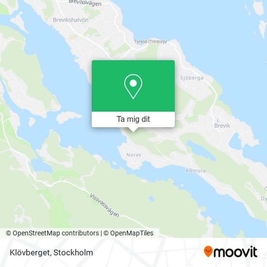 Klövberget karta