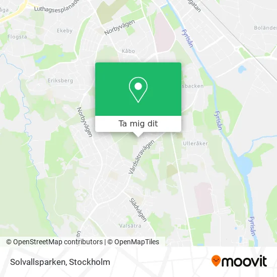 Solvallsparken karta