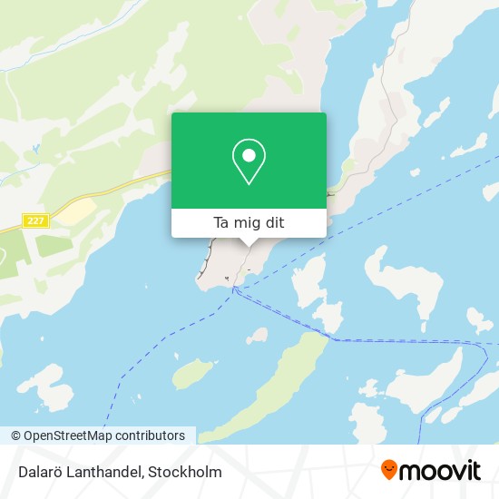 Dalarö Lanthandel karta