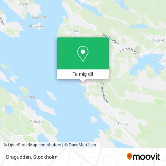 Dragudden karta