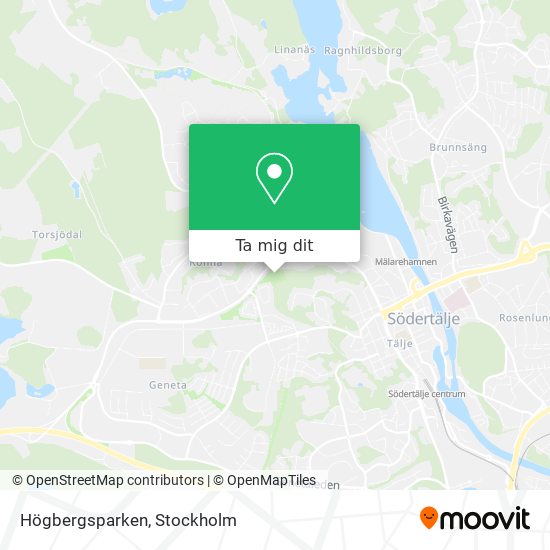Högbergsparken karta