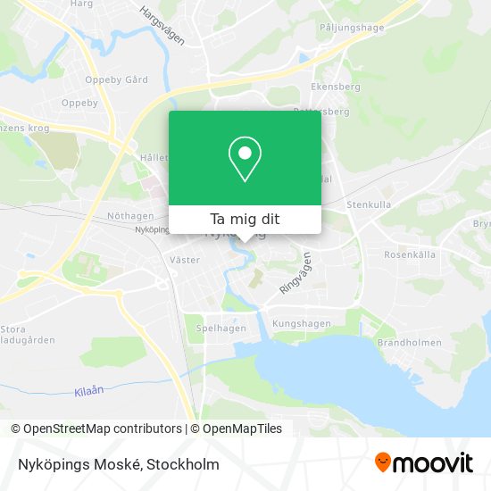 Nyköpings Moské karta