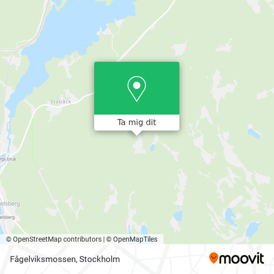 Fågelviksmossen karta