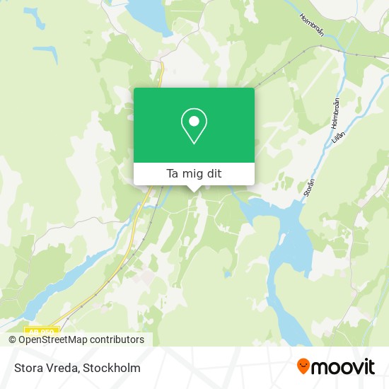 Stora Vreda karta