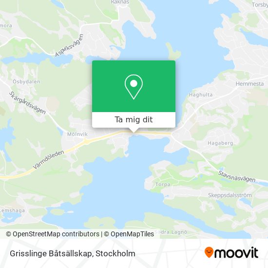 Grisslinge Båtsällskap karta