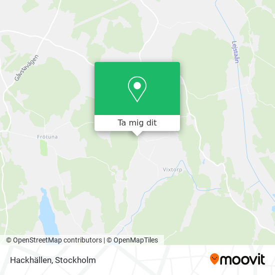 Hackhällen karta