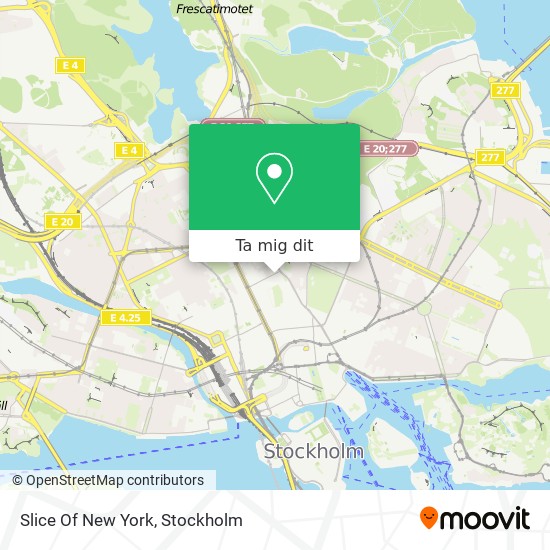 Slice Of New York karta