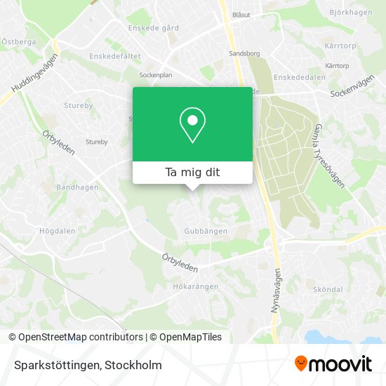 Sparkstöttingen karta