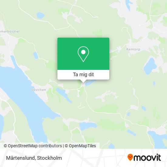 Mårtenslund karta