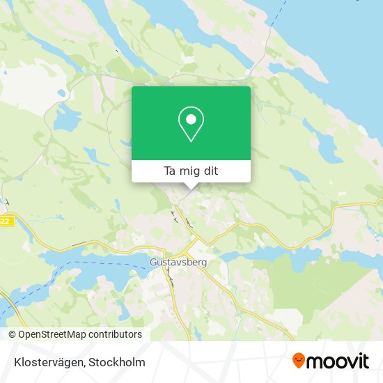 Klostervägen karta