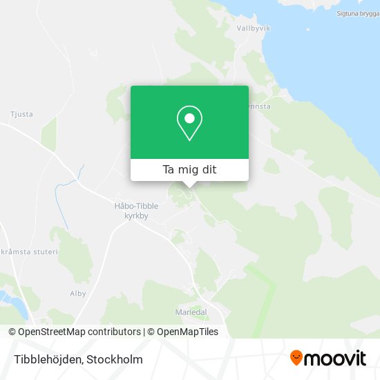 Tibblehöjden karta