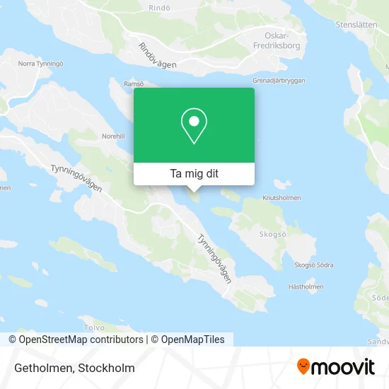 Getholmen karta