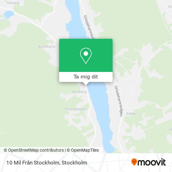 10 Mil Från Stockholm karta