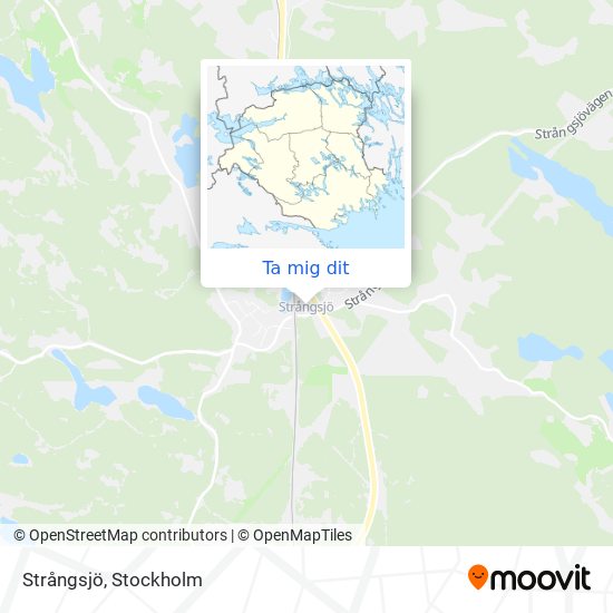 Strångsjö karta