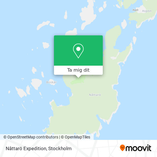 Nåttarö Expedition karta