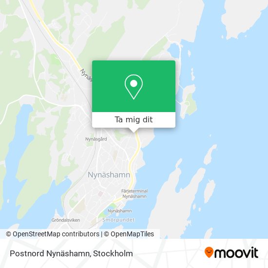 Postnord Nynäshamn karta