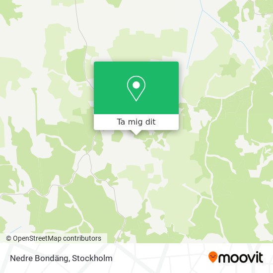 Nedre Bondäng karta
