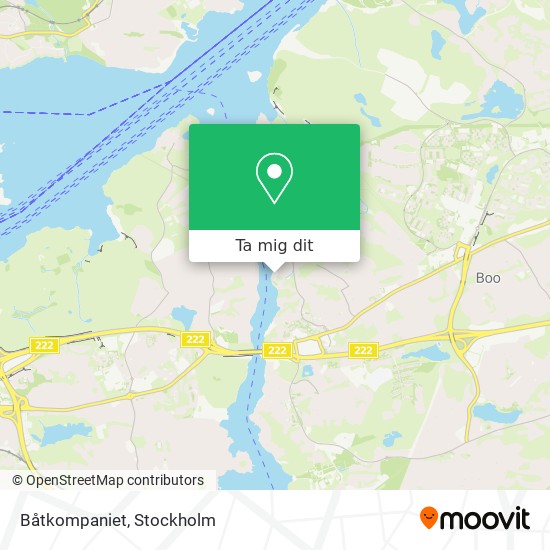 Båtkompaniet karta