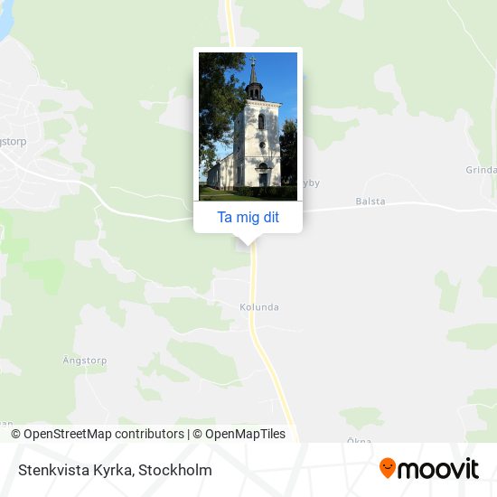 Stenkvista Kyrka karta