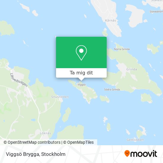 Viggsö Brygga karta