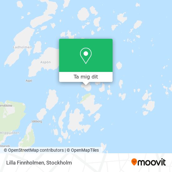 Lilla Finnholmen karta