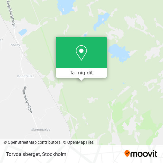 Torvdalsberget karta