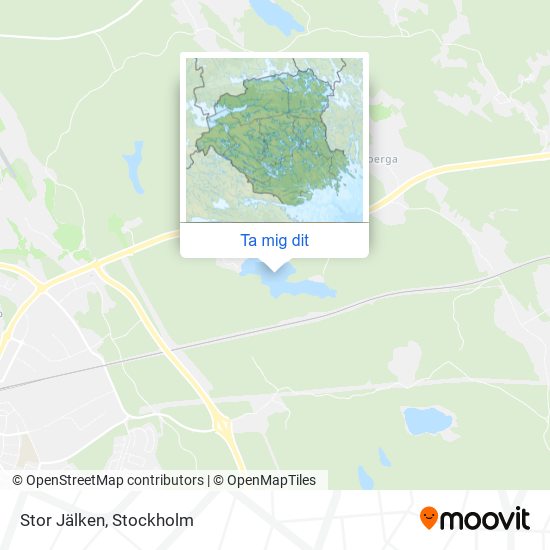 Stor Jälken karta