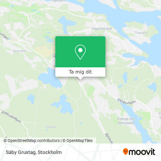 Säby Grustag karta