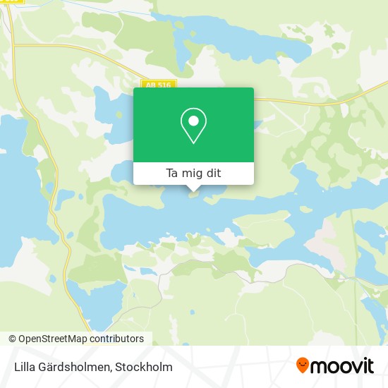 Lilla Gärdsholmen karta