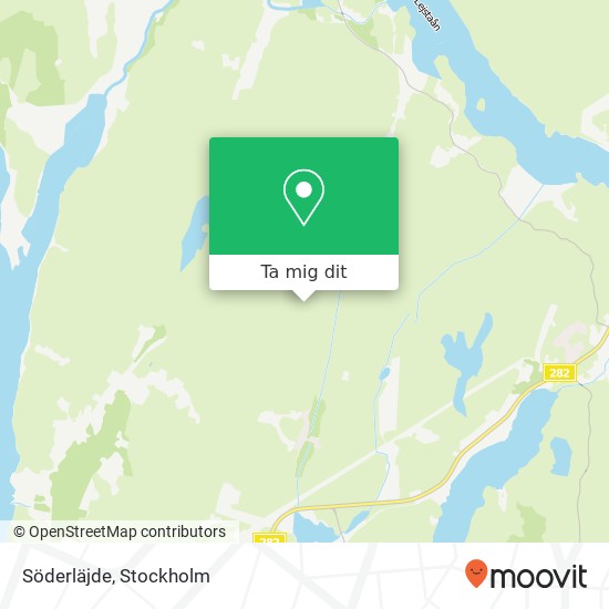 Söderläjde karta