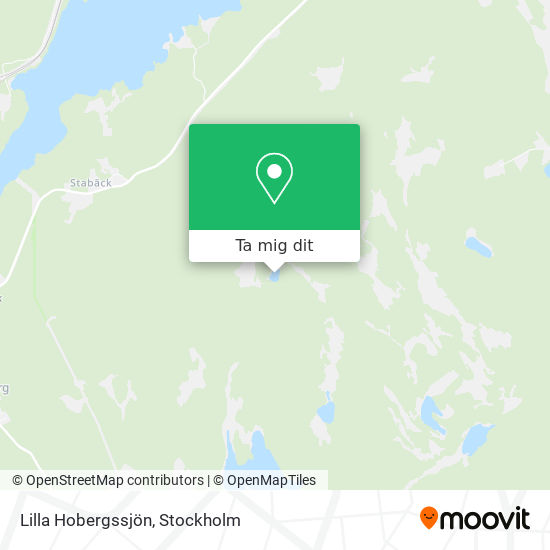 Lilla Hobergssjön karta