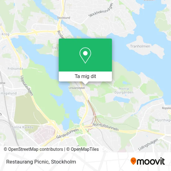 Restaurang Picnic karta
