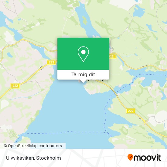 Ulvviksviken karta