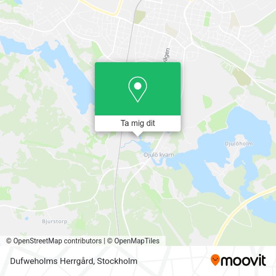 Dufweholms Herrgård karta