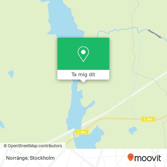 Norränge karta