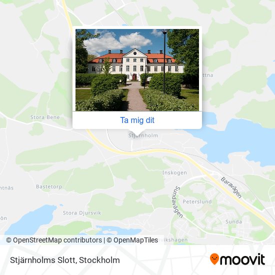 Stjärnholms Slott karta