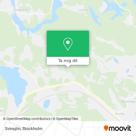 Svinsjön karta