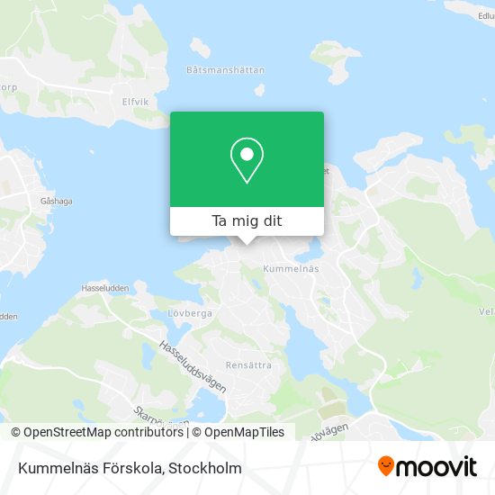 Kummelnäs Förskola karta