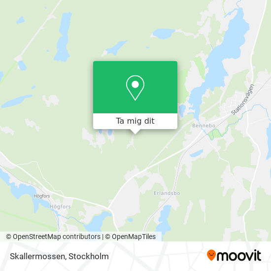 Skallermossen karta