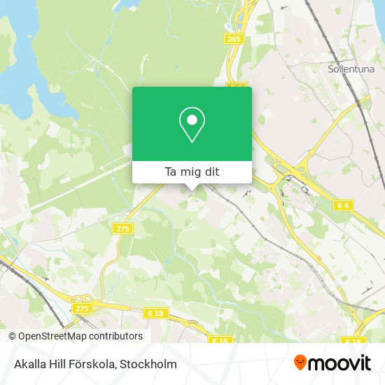 Akalla Hill Förskola karta