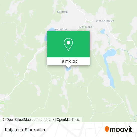 Kutjärnen karta