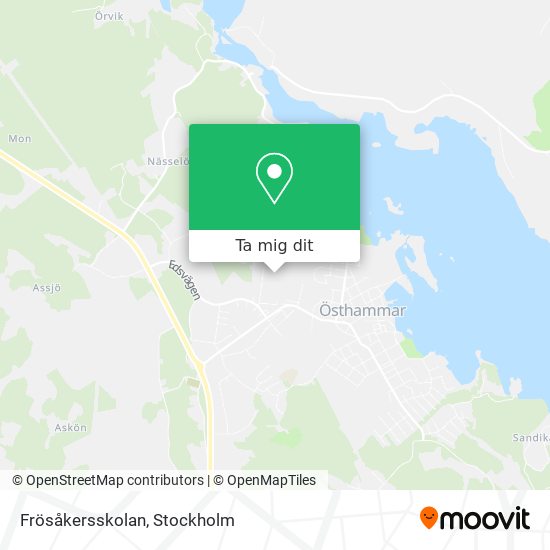 Frösåkersskolan karta