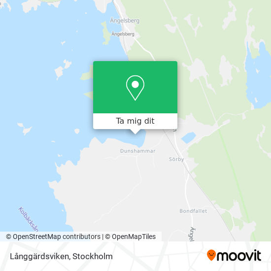 Långgärdsviken karta