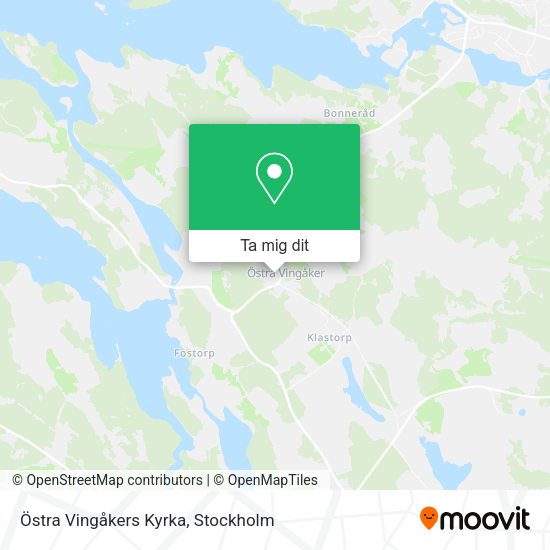 Östra Vingåkers Kyrka karta