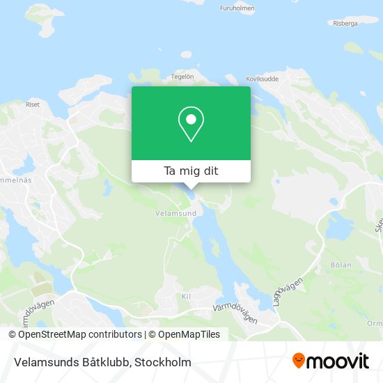 Velamsunds Båtklubb karta