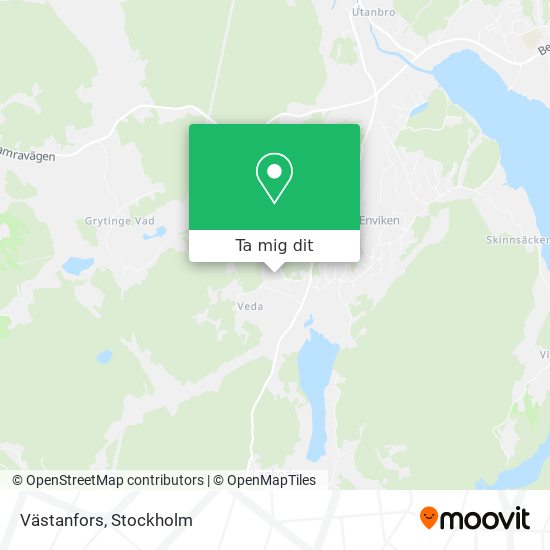 Västanfors karta