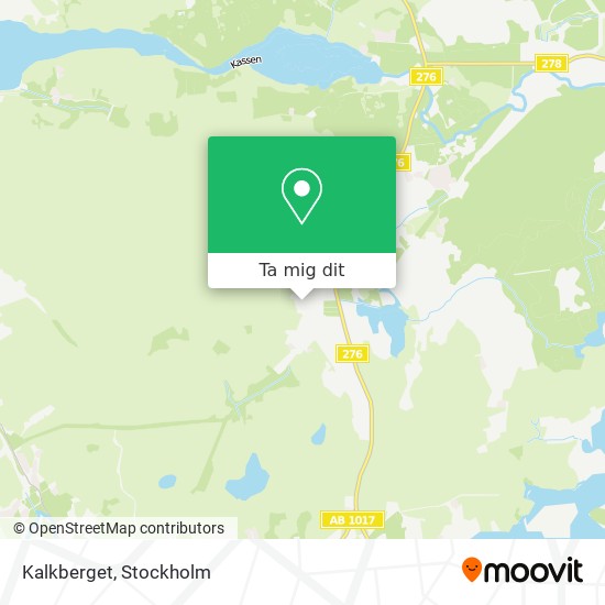 Kalkberget karta