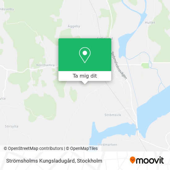 Strömsholms Kungsladugård karta