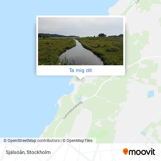 Själsöån karta